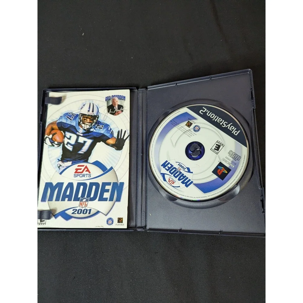 Madden 2001‎ Football - Sony PlayStation 2 PS2 video game with manual EA sports